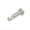 Support barre à rideau ZEN nickel givré 2,8 cm 9,3 cm - 4MURS