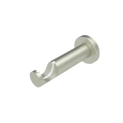 Support barre à rideau ZEN nickel givré 2,8 cm 9,3 cm - 4MURS