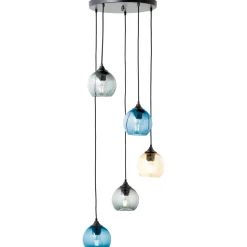 Suspension AMIRI coloris gris, bleu, ambre 150 x 50 cm - 4MURS