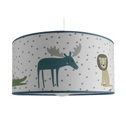 Suspension ANIMALS ON THE PLANET multicolore 19 x 39 cm - 4MURS