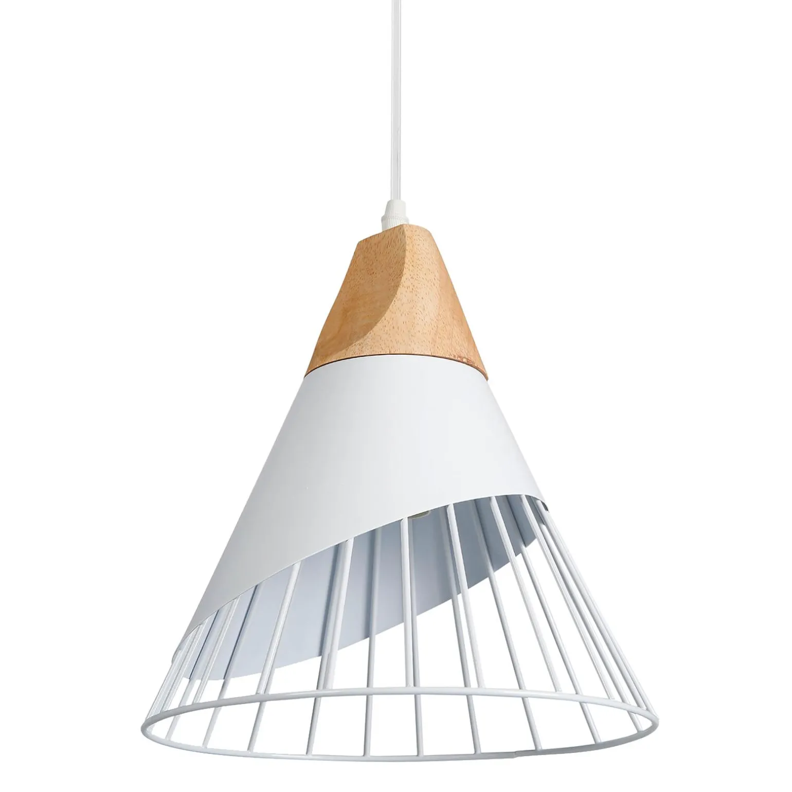 Suspension ARÈNE coloris blanc 29 x 25 cm - 4MURS