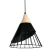 Suspension ARÈNE coloris noir 29 x 25 cm - 4MURS