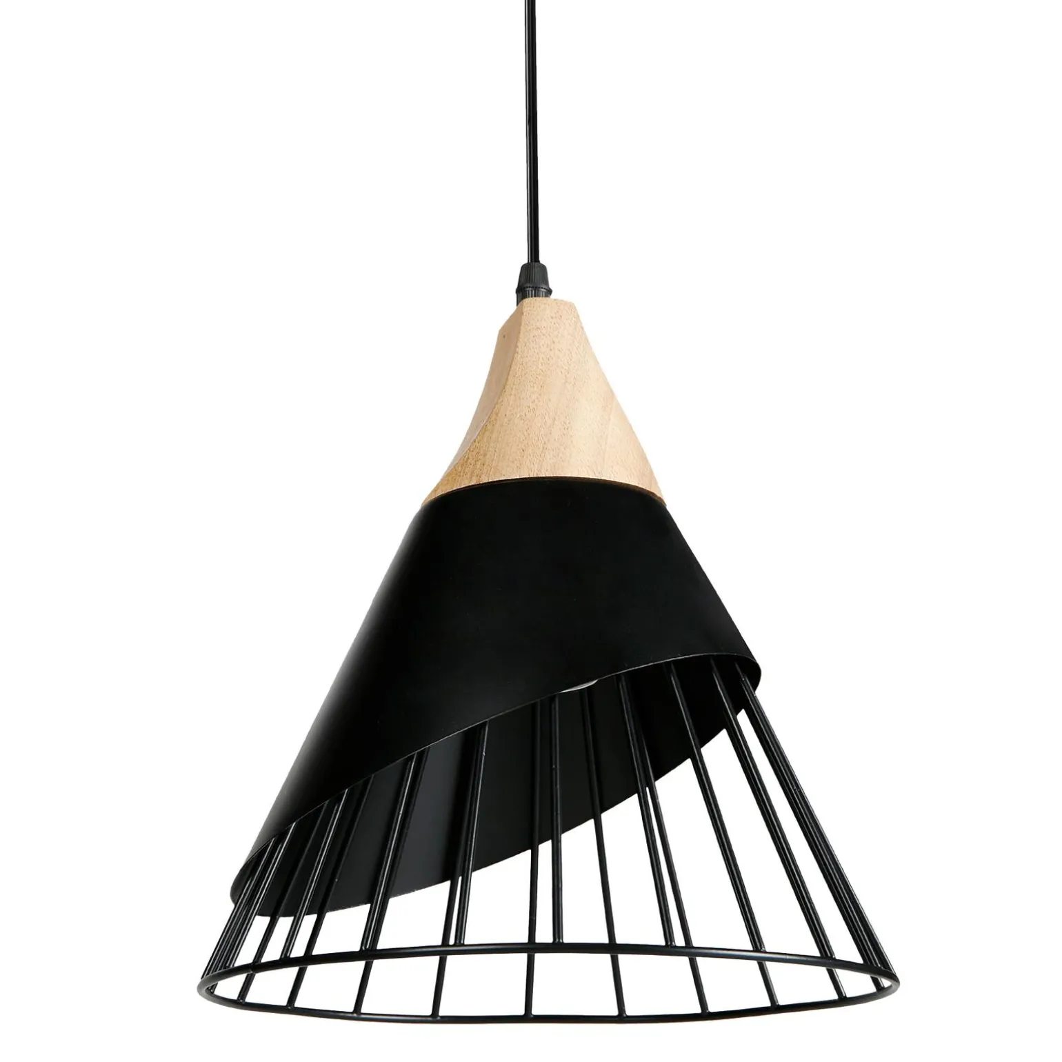 Suspension ARÈNE coloris noir 29 x 25 cm - 4MURS