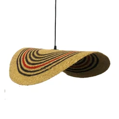 Suspension BAHIA naturel, terre cuite, noir 10 x 58 cm - 4MURS
