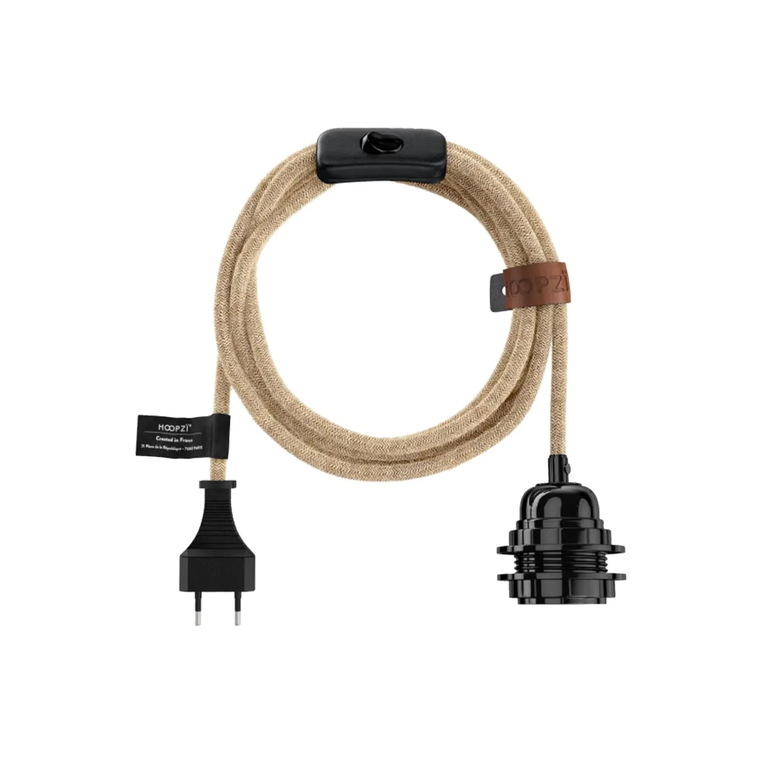 Suspension BALA coloris ficelle 0,7 cm - 4MURS