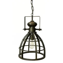 Suspension BARN coloris gris foncé 34 x 34 cm - 4MURS