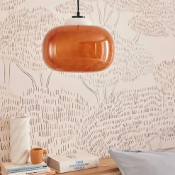 Suspension BLOP coloris orange 12,85 x 30 cm - 4MURS