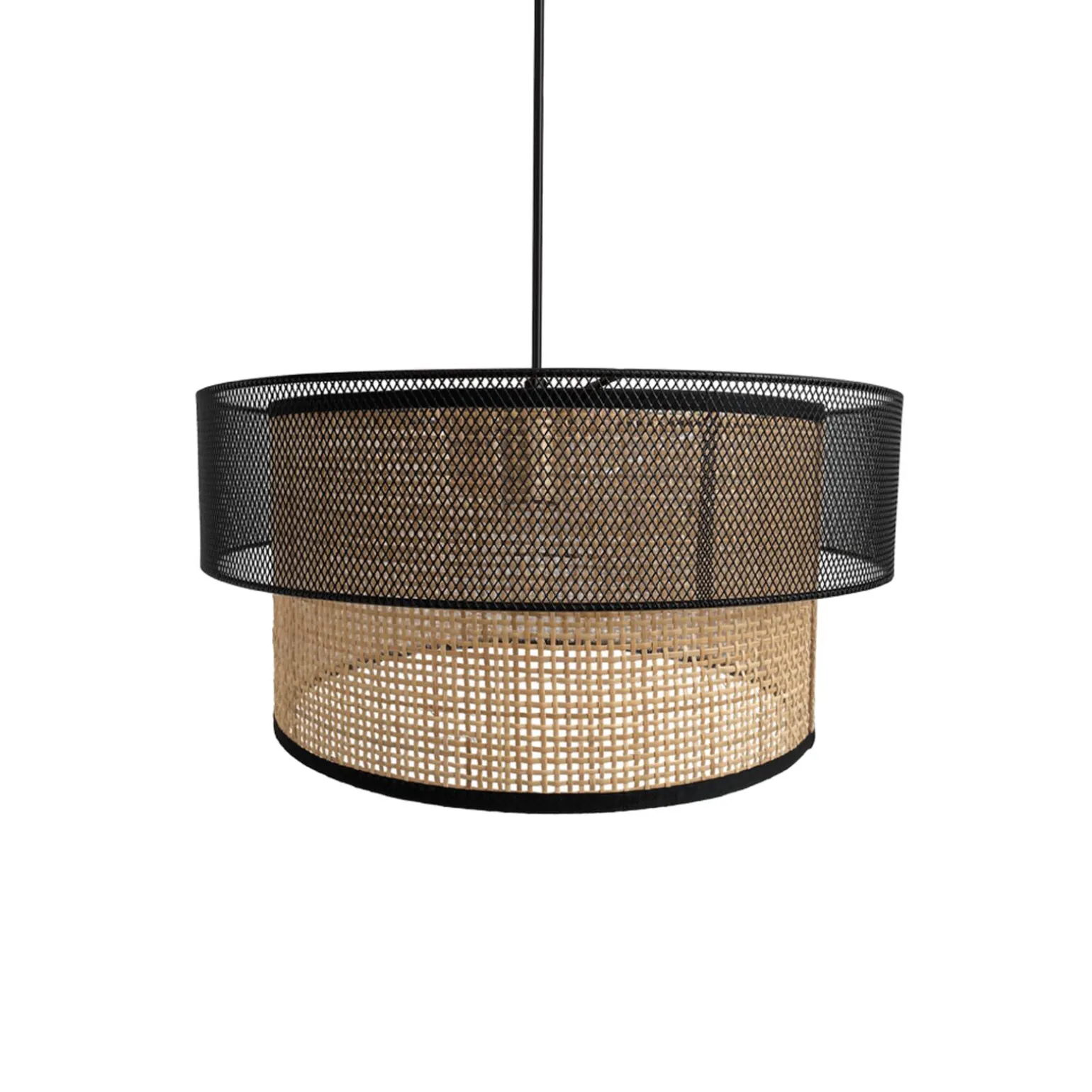 Suspension CLAYTON coloris rotin 25,5 x 40 cm - 4MURS