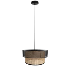 Suspension CLAYTON coloris rotin 25,5 x 40 cm - 4MURS