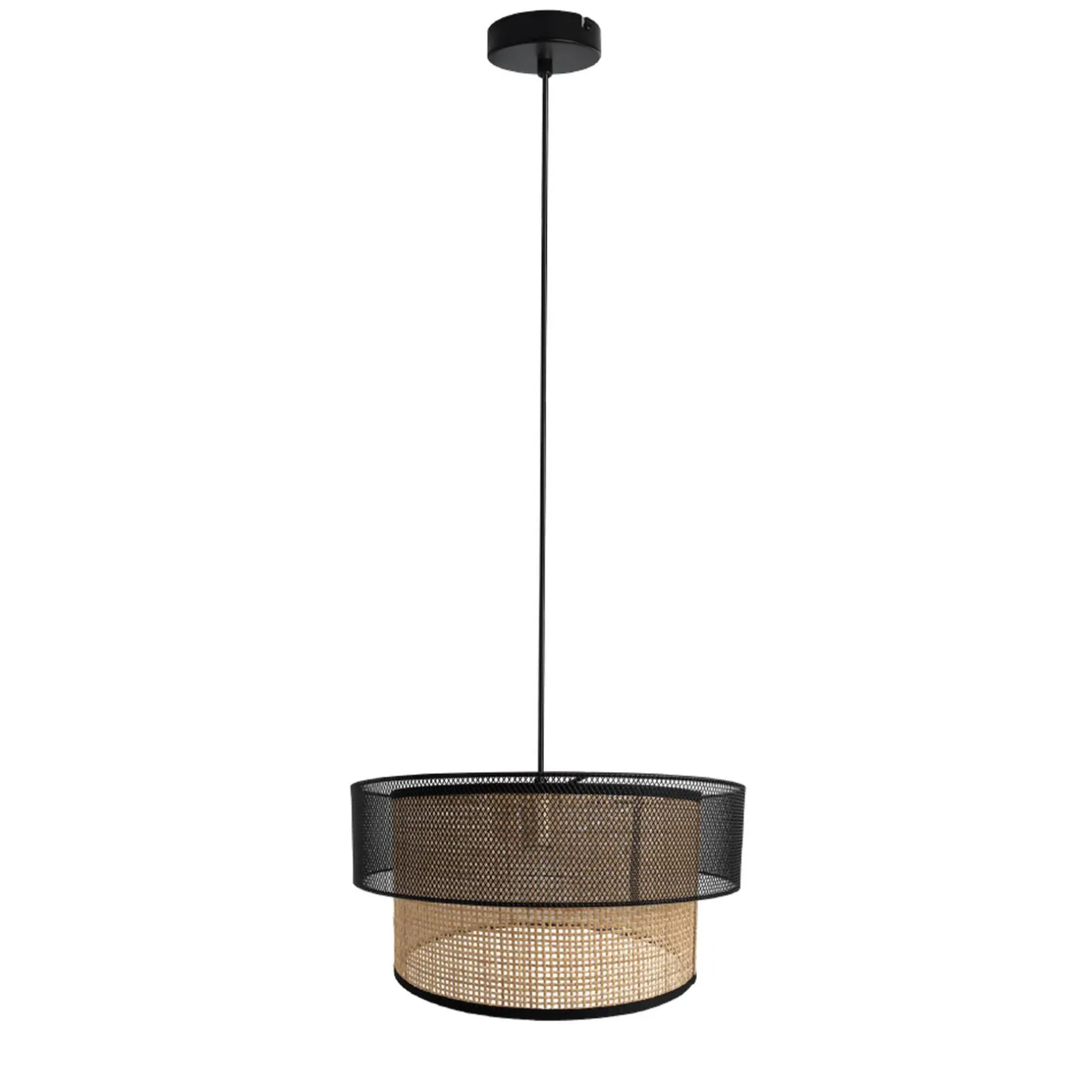 Suspension CLAYTON coloris rotin 25,5 x 40 cm - 4MURS