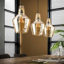 Suspension DROPSMOKY coloris transparent 25 x 112 cm - 4MURS
