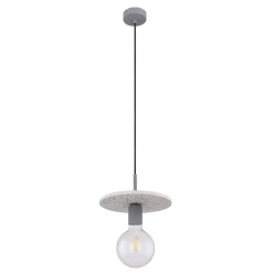 Suspension EDMUND coloris gris et blanc 23 cm - 4MURS