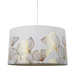 Suspension GINKGO coloris blanc 23 x 40 cm - 4MURS