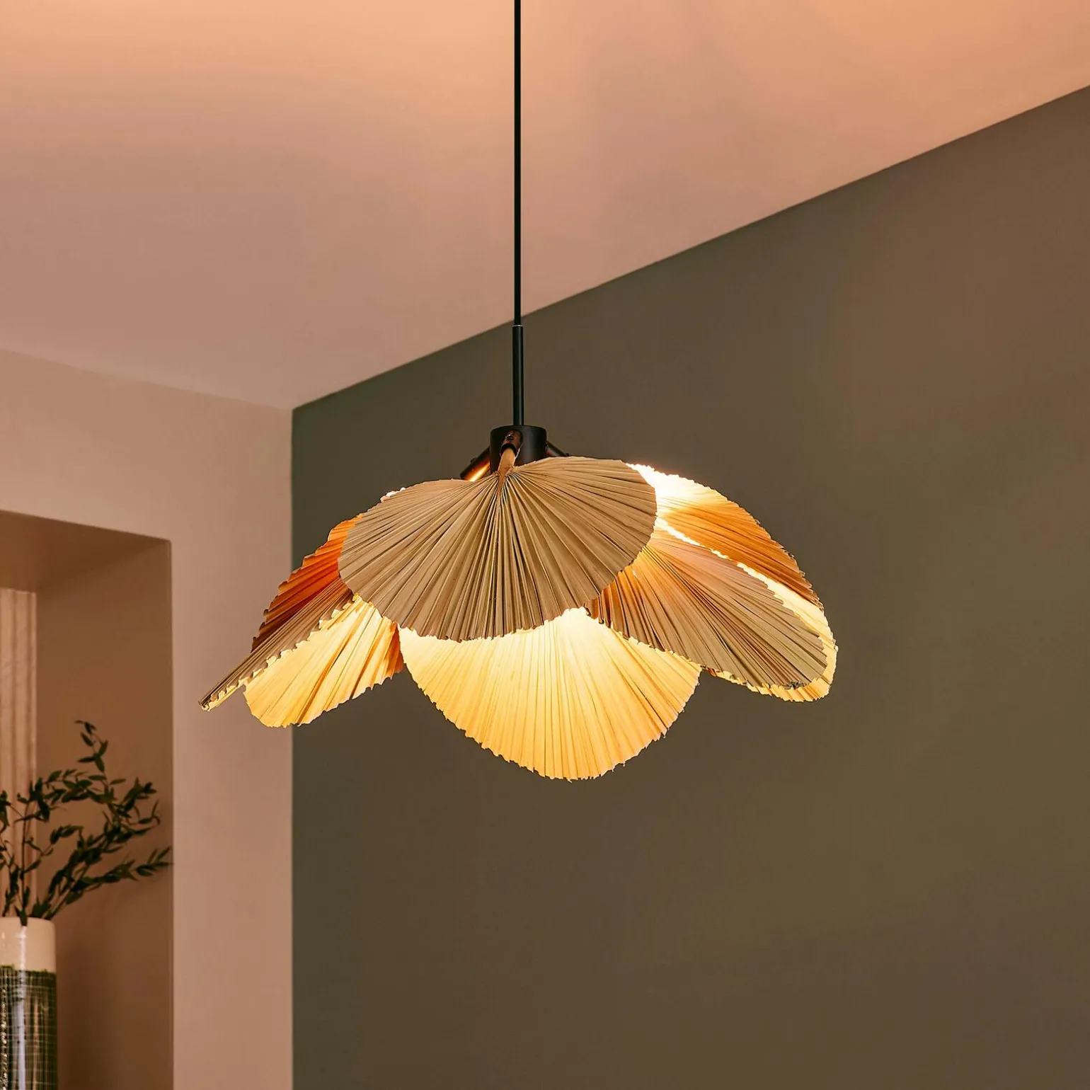 Suspension HOAN coloris naturel 15 x 59 cm - 4MURS