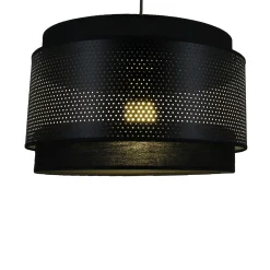 Suspension HOLOGRAM coloris noir 22 x 38 cm - 4MURS