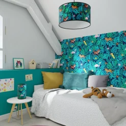 Suspension JUNGLE KIDS coloris multicolore 19 x 39 cm - 4MURS