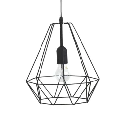 Suspension LUCIA coloris noir 28 x 25 cm - 4MURS