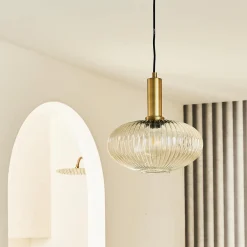 Suspension MALOTO coloris or et transparent 50 x 30 cm - 4MURS