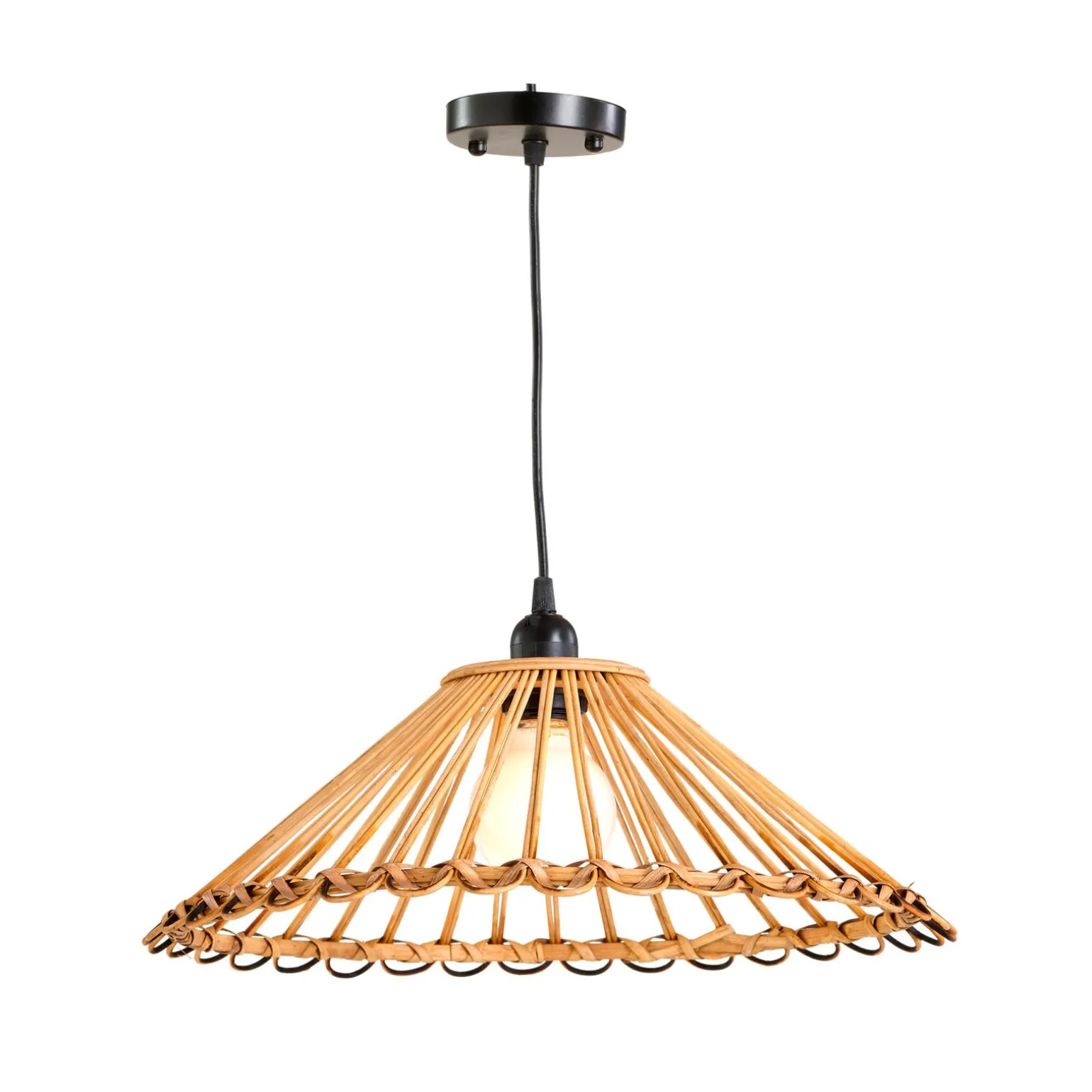 Suspension MANILLE coloris bois 15,5 x 44 cm - 4MURS