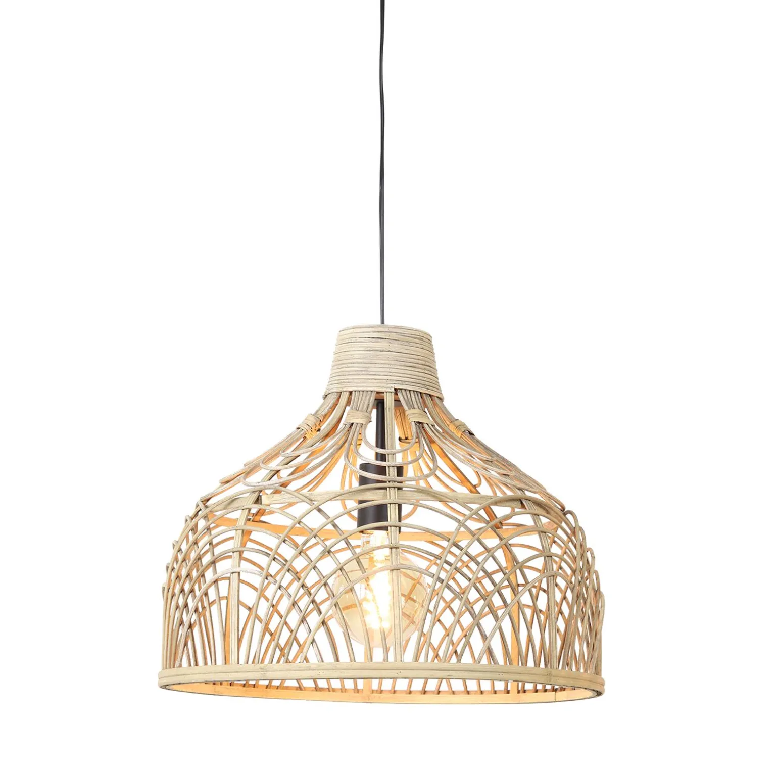 Suspension POCITA coloris rotin 35 x 42 cm - 4MURS