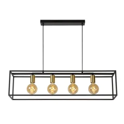 Suspension RUBEN coloris noir 22 x 92 cm - 4MURS