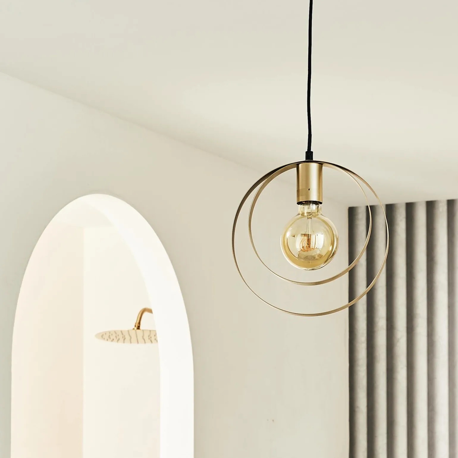 Suspension SATURNE coloris or 25,5 x 25,5 cm - 4MURS