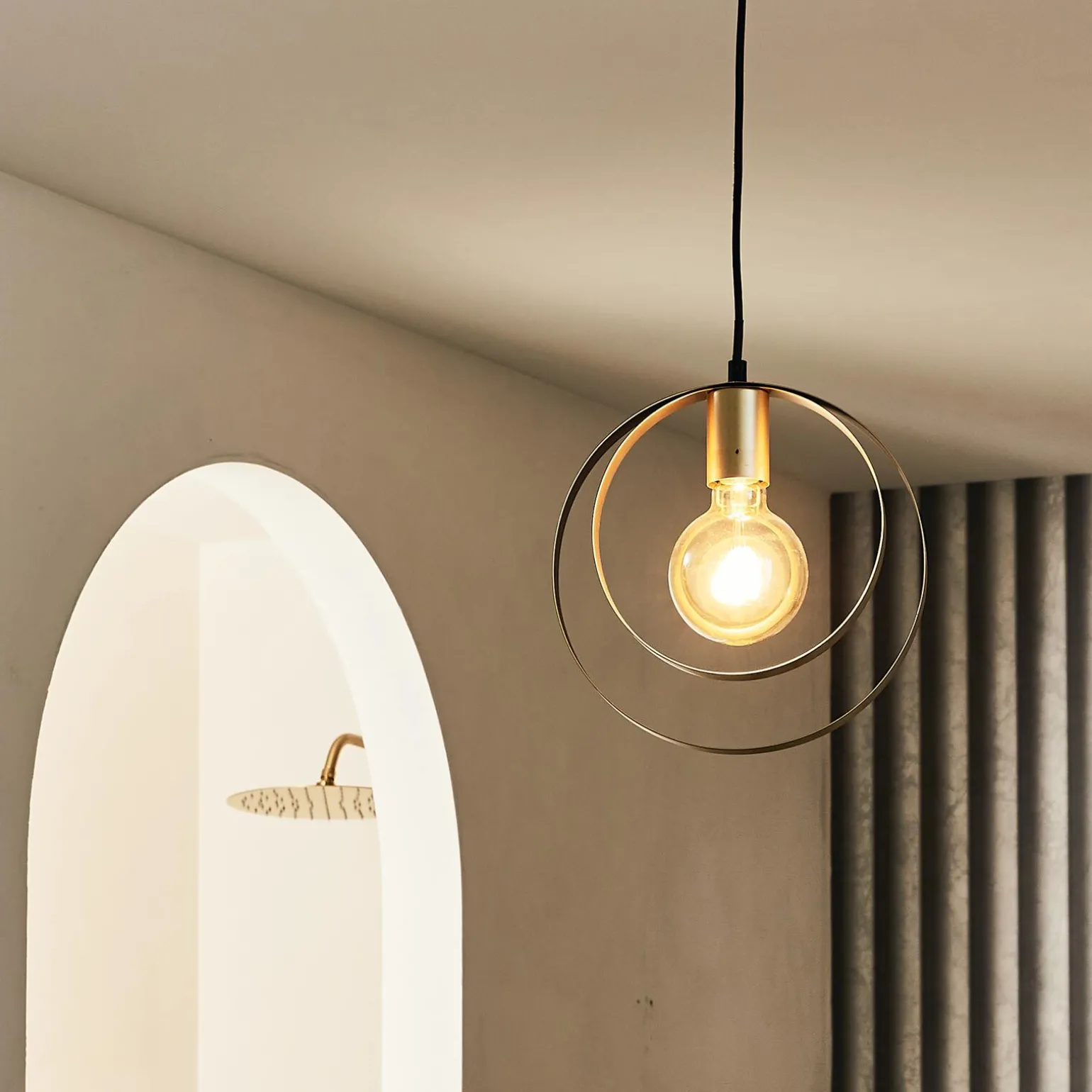Suspension SATURNE coloris or 25,5 x 25,5 cm - 4MURS