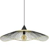 Suspension VAGALA RATTAN coloris noir 14 x 80 cm - 4MURS