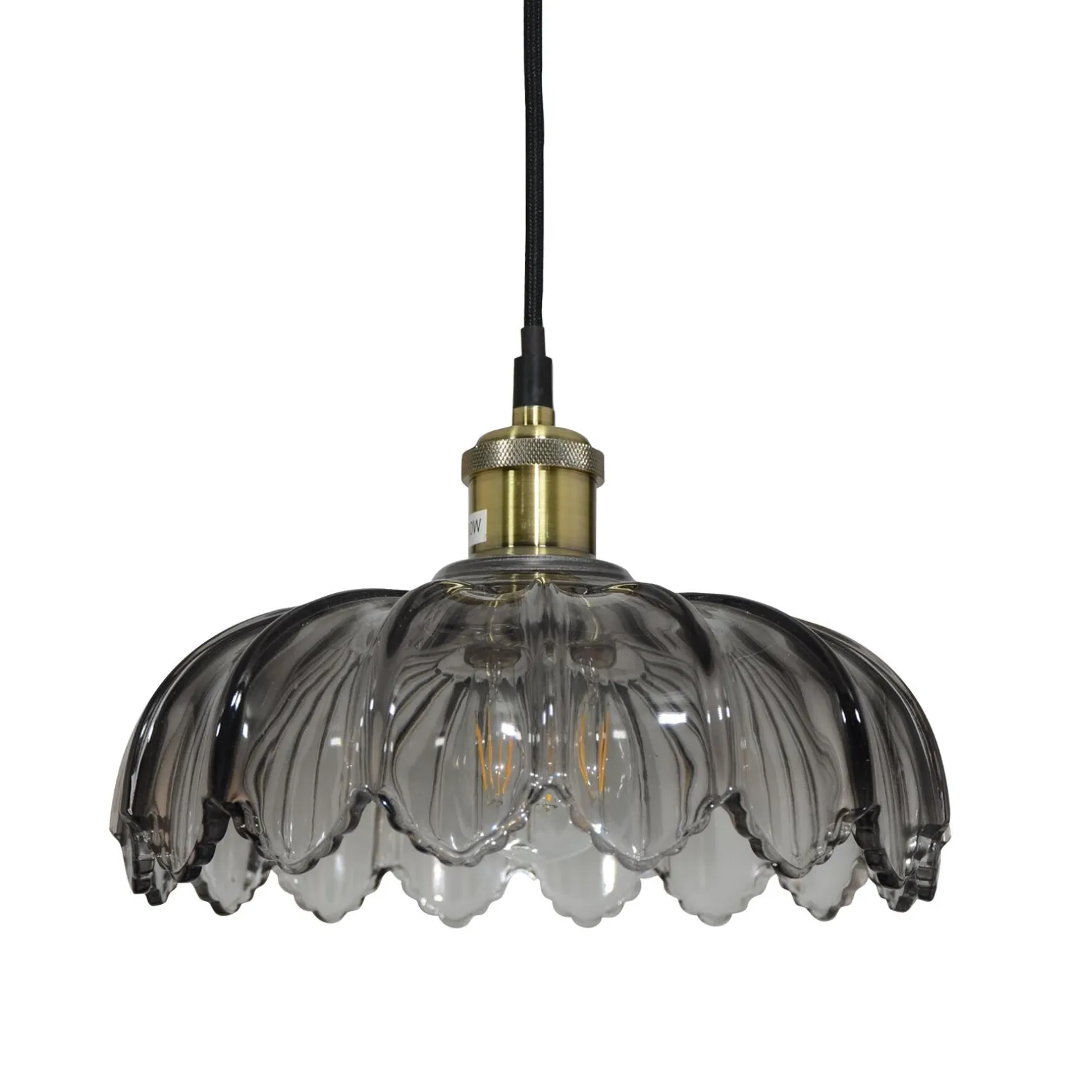 Suspension VIRGO coloris verre fumé 25 x 26 cm - 4MURS