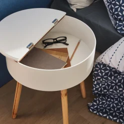 Table d'appoint LOYD coloris blanc - 4MURS