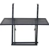 Table d'appoint SYRACUSE coloris graphite 40,5 x 60,5 cm - 4MURS
