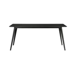Table de salle à manger ANGOR coloris noir 90 x 180 cm - 4MURS