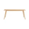 Table de salle à manger ANGOR coloris chêne 90 x 180 cm - 4MURS