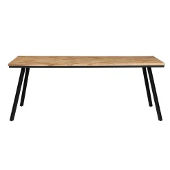 Table de salle à manger FARROW Teck naturel 100 x 220 cm - 4MURS