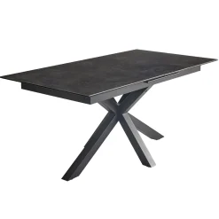 Table extensible ADAM coloris noir 90 x 168 cm - 4MURS