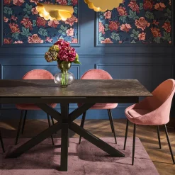 Table extensible ADAM coloris noir 90 x 168 cm - 4MURS