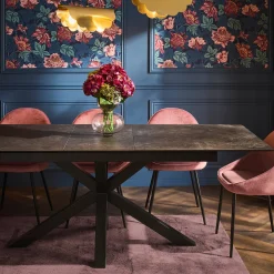 Table extensible ADAM coloris noir 90 x 168 cm - 4MURS