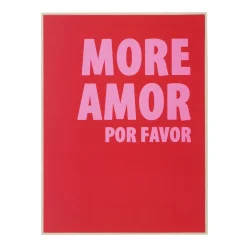Tableau AMOR coloris rouge - 4MURS