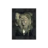 Tableau BINET LION MAFIA coloris noir - 4MURS