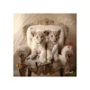 Tableau BINET LIONCEAUX LUXURY coloris noir - 4MURS
