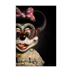 Tableau BINET MINNIE coloris noir - 4MURS