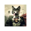 Tableau BINET SUPERCAT coloris noir - 4MURS