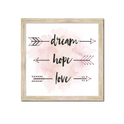 Tableau embelli ARROWS ART 35 x 35 cm - 4MURS
