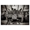 Tableau en verre COCKPIT coloris noir - 4MURS