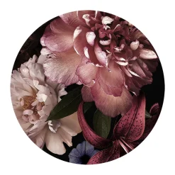 Tableau en verre ROSALIA coloris bordeaux - 4MURS