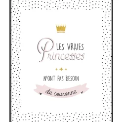 Tableau PRINCESSE coloris blanc - 4MURS