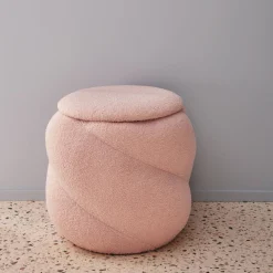 Tabouret ALTHEA coloris rose - 4MURS