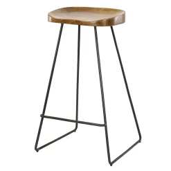 Tabouret de plan de travail MILEY coloris acacia - 4MURS
