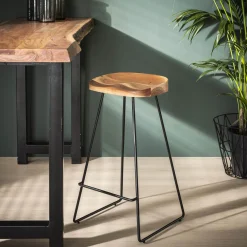 Tabouret de plan de travail MILEY coloris acacia - 4MURS