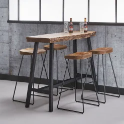 Tabouret de plan de travail MILEY coloris acacia - 4MURS